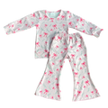 Adorable Gingerbread Coquette Aesthetic Girls’ Pajama Set